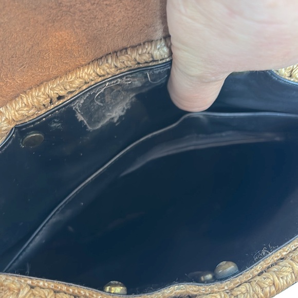 Vintage ETIENNE AIGNER 60s jute macramé bag - Picture 7 of 10